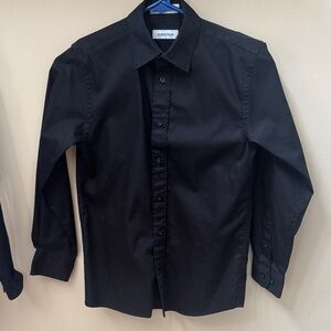 Nordstrom Boys Classic Black Dress Shirt